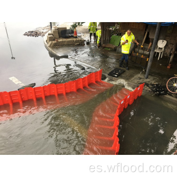 Barrera de control de inundaciones de registro de agua Temporada lluviosa